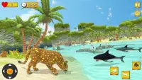 Cougar Survival Sim: Wild Animals caça 3D Screen Shot 1
