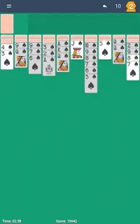 Spider Solitaire One Suit Screen Shot 3