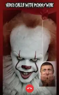 Pennywise Clown Video Call Simulator Screen Shot 2