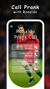 Ronaldo-Videoanruf Screen Shot 1