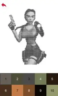 Video Game Characters Color by Number - Pixel Art Screen Shot 4