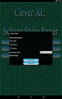 Clever AI: Schere Stein Papier Screen Shot 1