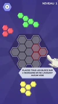 Hex Blocks Puzzle Screen Shot 1