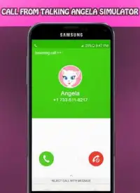phone Call From Angela - My Talking Angela and tom Screen Shot 2