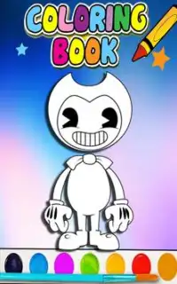 How To Color bendy and the ink machine - for kids- Screen Shot 0