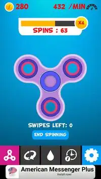 Fidget Spinner Game Screen Shot 4