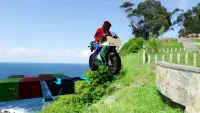 Jeu de cascadeurs pour enfants super héros moto Screen Shot 4