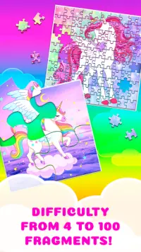 Unicorn Puzzles Game for Girls Screen Shot 5