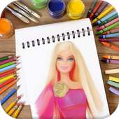 Learn To Play Coloring Barbie