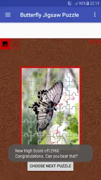 Butterfly Jigsaw Puzzle Screen Shot 5