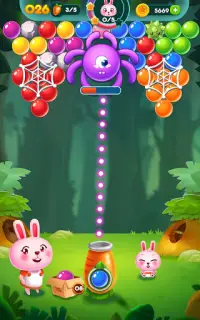 Bubble Bunny: Animal Forest Shooter Screen Shot 14