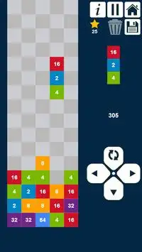 descartar e mesclar números 2048: jogo de números Screen Shot 9