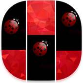 Piano LADYBUG Black Tiles 3