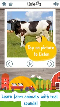 Kids Farm Game: Educational games for toddlers Screen Shot 1