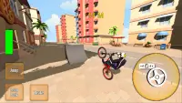 Wheelie Bike 3D - BMX stunts wheelie bike riding Screen Shot 0