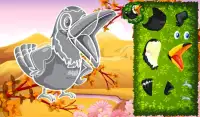 Animated puzzles birds Screen Shot 2