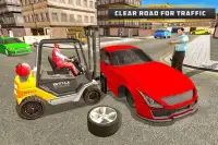 シティ フォークリフト シミュレーション： 車 パーク ゲーム Screen Shot 1