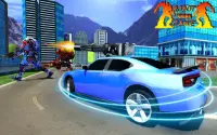 Rhino Robot Car Transformation: Robot Car Games Screen Shot 1