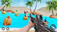 बॉटल शूटिंग गेम - Gun Games Screen Shot 1