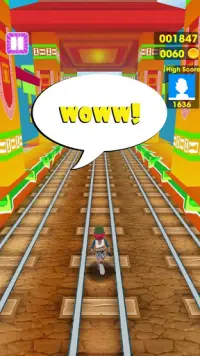 Subway Rush Runner Game Screen Shot 3
