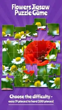 Fiori Puzzle Gioco Screen Shot 6