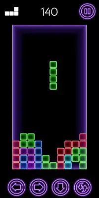 Neon Block Break Puzzle Screen Shot 2