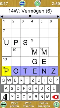 Schweizer Kreuzworträtsel Screen Shot 5