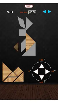 Tangrams Puzzle Game Screen Shot 2