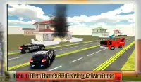 Carro de bombeiros 3d Screen Shot 8