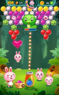 Bubble Bunny: Animal Forest Shooter Screen Shot 13