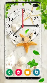 Luxury Analog Clock Live Wallpaper 2021: HD Screen Shot 3
