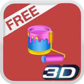 Kid Games AA 3D Paint Objeto
