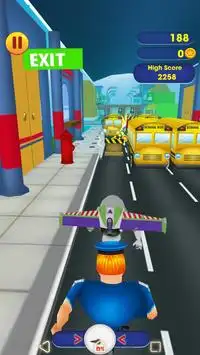 Buzz Subway LightYear Runner Adventure Game Screen Shot 4