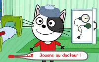 La Famille Chat Jeu de Docteur・Kids games & Cats! Screen Shot 10