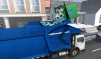 Road Garbage Dump Truck Driver Screen Shot 1