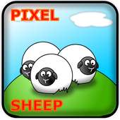 Pixel sheep Jumping