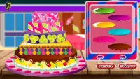 gioco di decorazione della torta: giochi di cucina Screen Shot 2
