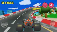 Cartoon Cars Driving Screen Shot 1