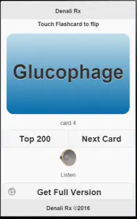 Pharmacy Flashcards Demo Screen Shot 0