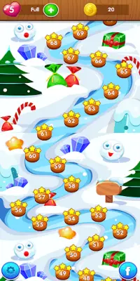 Santa Christmas Bubble Shooter Screen Shot 5