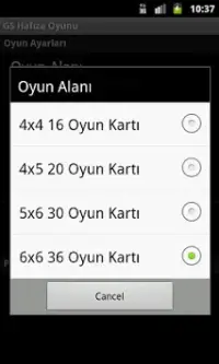 GS Hafıza Oyunu Screen Shot 2