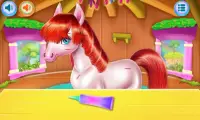 Juega al juego gratis Pony Girls Horse Care Screen Shot 0