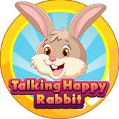 talking happy rabbit