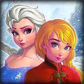 Icy Froz Elsa Queen Ice Fall