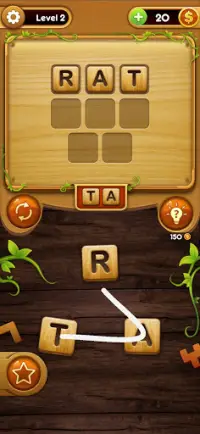 word connect - word find free offline word game Screen Shot 1