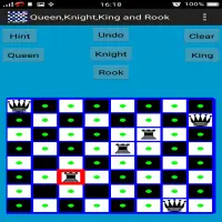 Chess Queen,Rook,Knight and King Problem Screen Shot 6