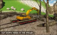 수륙 양용 굴삭기시뮬레이터Heavy Excavator & Construction Crane Screen Shot 12