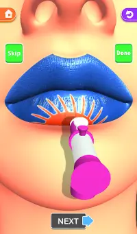 Labbra fatte! Soddisfacente gioco 3D ASMR Lip Art Screen Shot 21