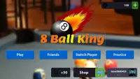 8 Ball King - Play worldwide friends online Screen Shot 0