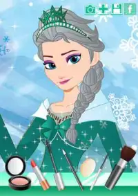 Ice Queen Princess Makeup Spa Screen Shot 1